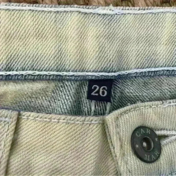 Carmar half American Flag Cut‎ Off Shorts  size 26 - Picture 4 of 7